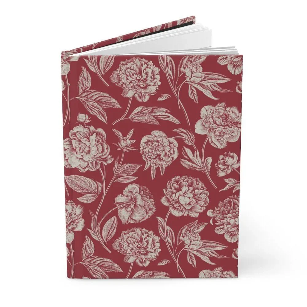 NWT Porter Anna- Crimson & Cream Journal 4-set